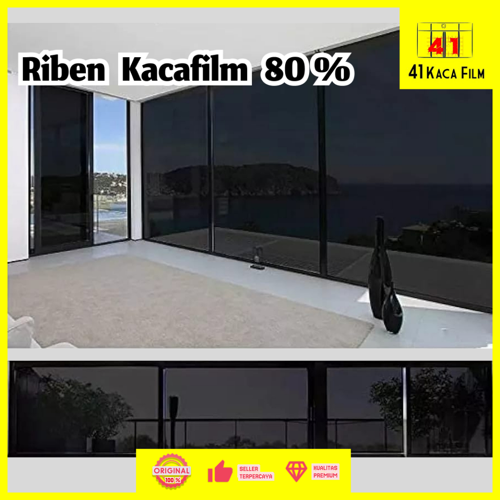 Stiker Kaca Jendela Hitam Film Mobil Rumah