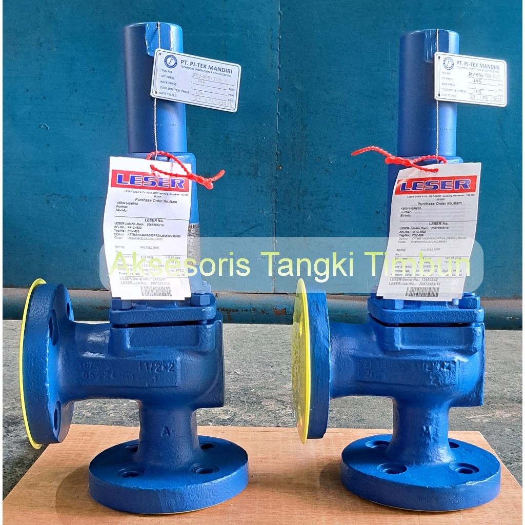 Pressure Safety Valve 1.5" X 2" Leser