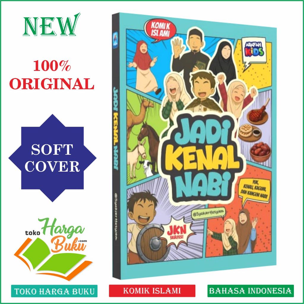 Foto Komik Jadi Kenal Nabi FULL COLOR Buku Anak Islami JKN Series Sirah Nabawiyah Rasulullah Arafah Kids