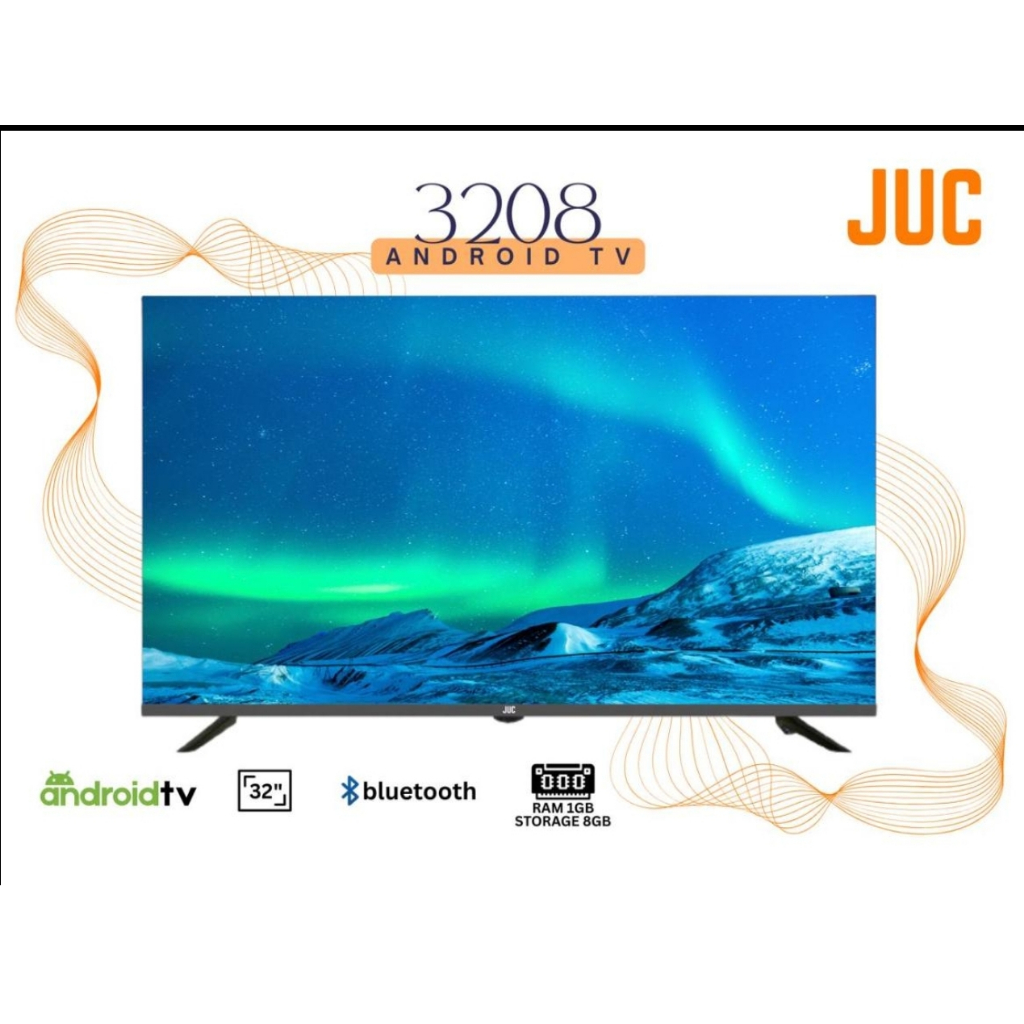 Tv android murah merek JUC 32 inch sudah bisa bluetooth