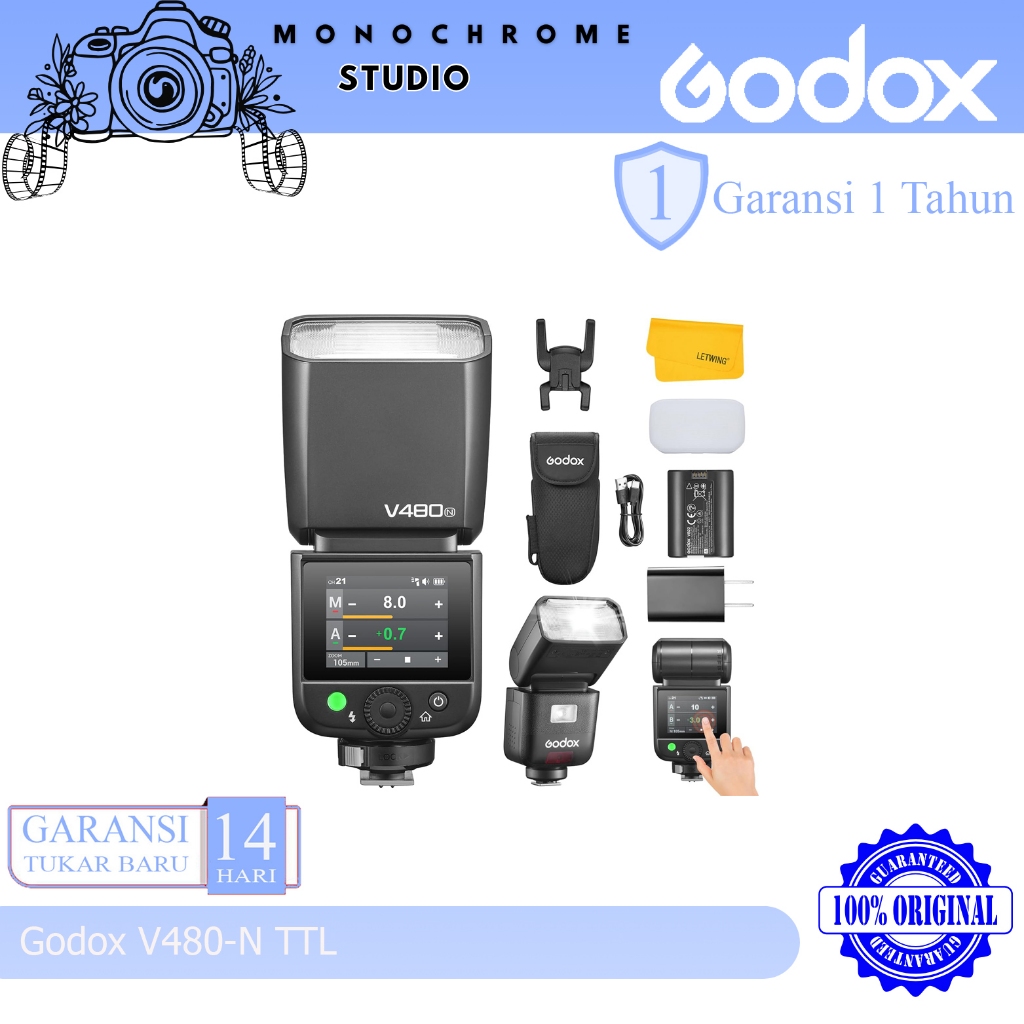 Godox V480 TTL On-Camera Flash Godox V480 Canon Nikon Fuji Sony Olympus