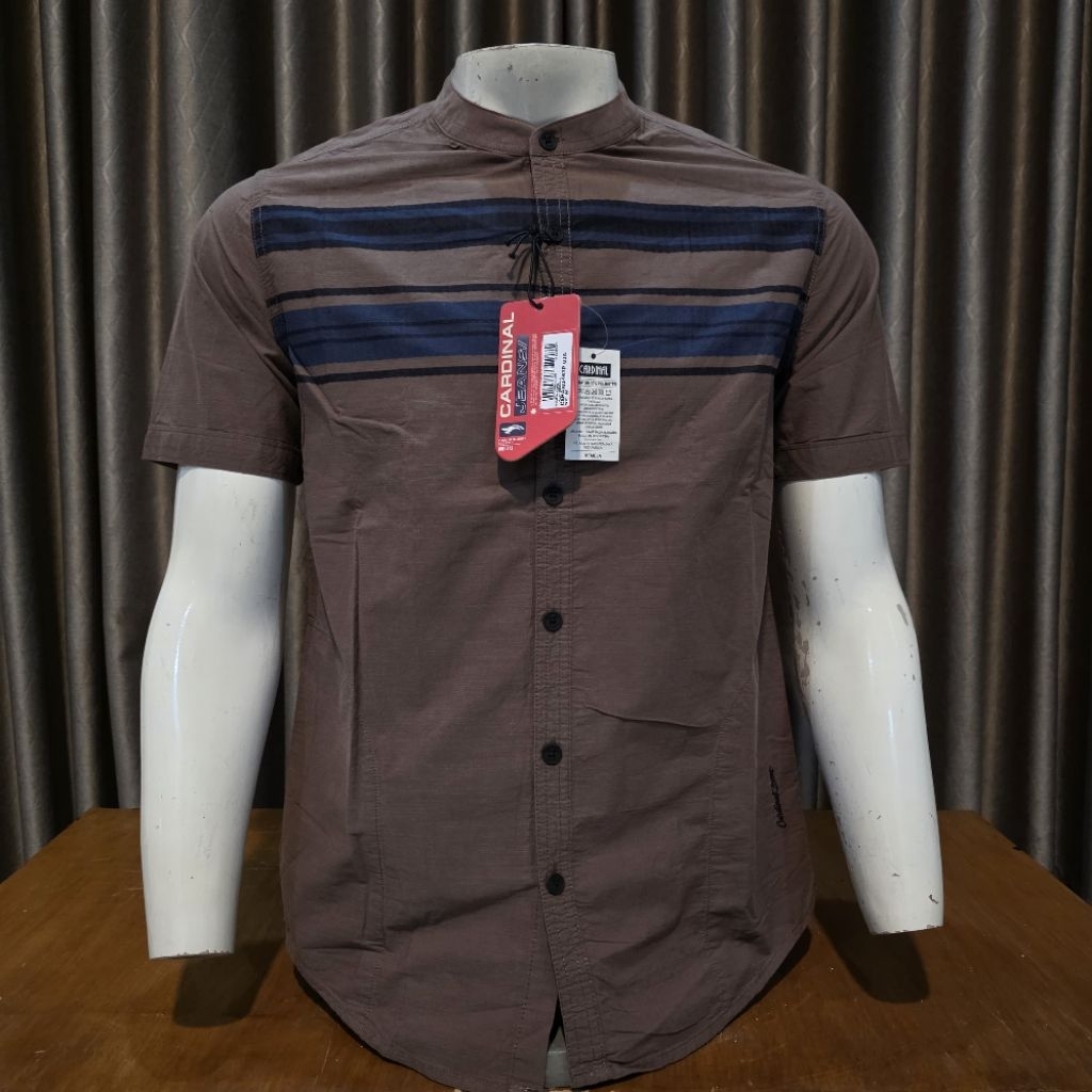 kemeja koko cardinal lengan pendek