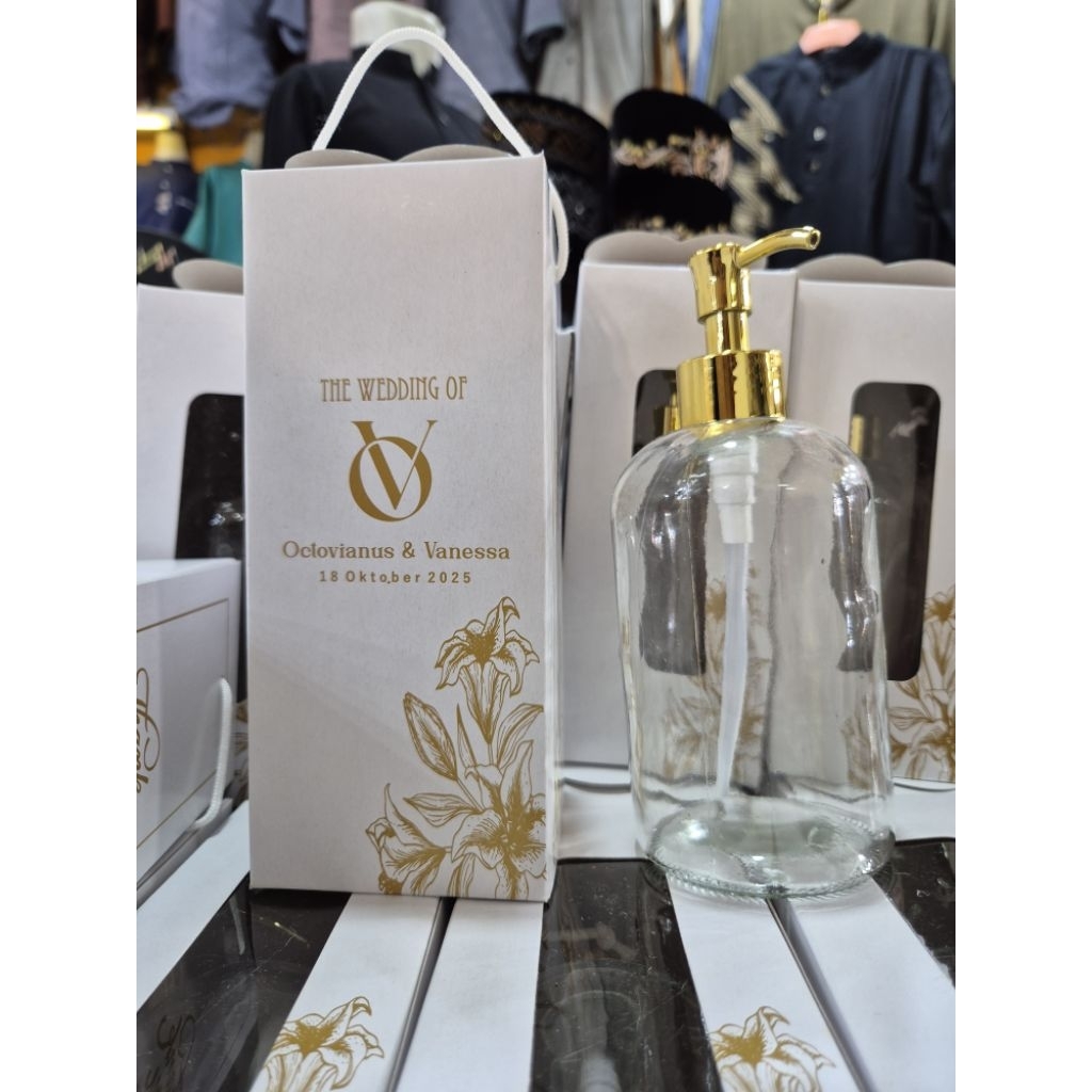 BOX BOTOL SABUN CUSTOM NAMA