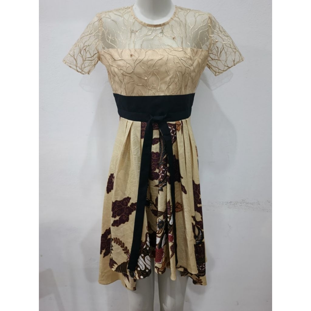 dess batik perempuan gaun remaja