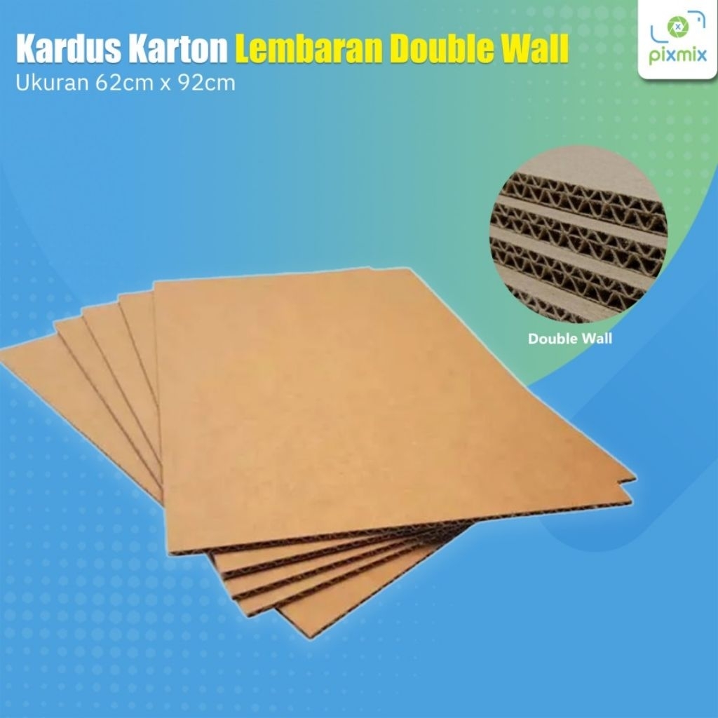 Kardus Karton Lembaran 100x75