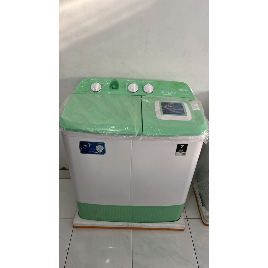 mesin cuci 2 tabung aqua 8KG