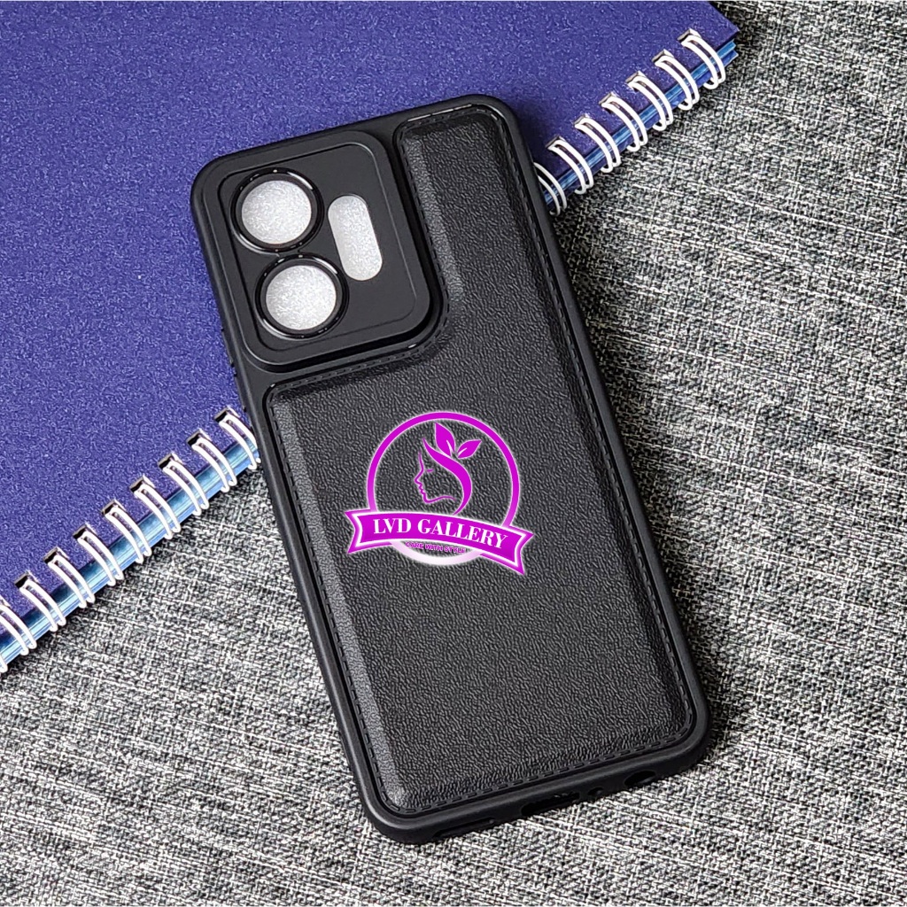 Infinix Zero 40 4G Case Leather Black SoftCase Infinix Zero 40 4G