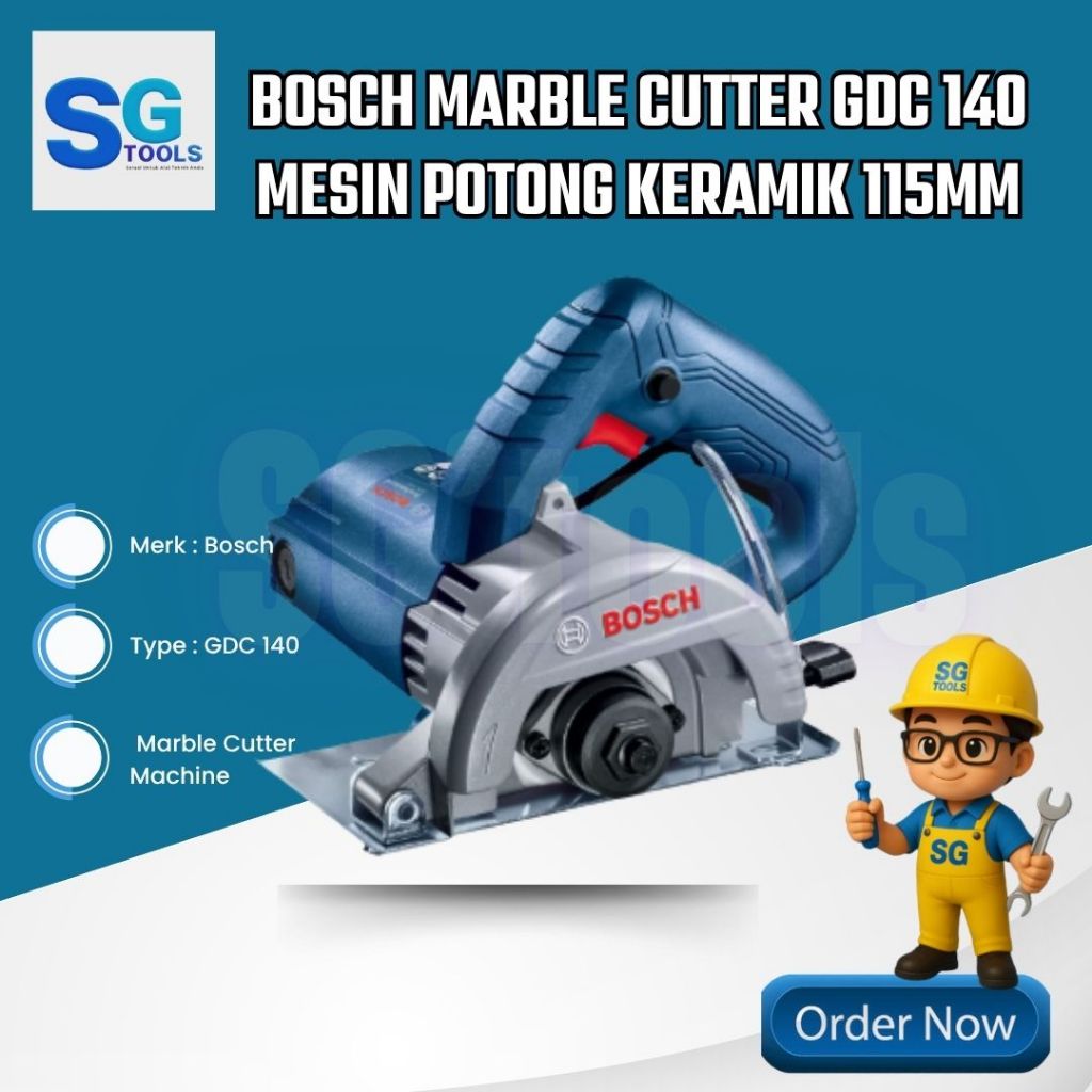 Bosch Mesin Potong Keramik Marble Cutter GDC 140 - Mesin Potong Marmer Keramik