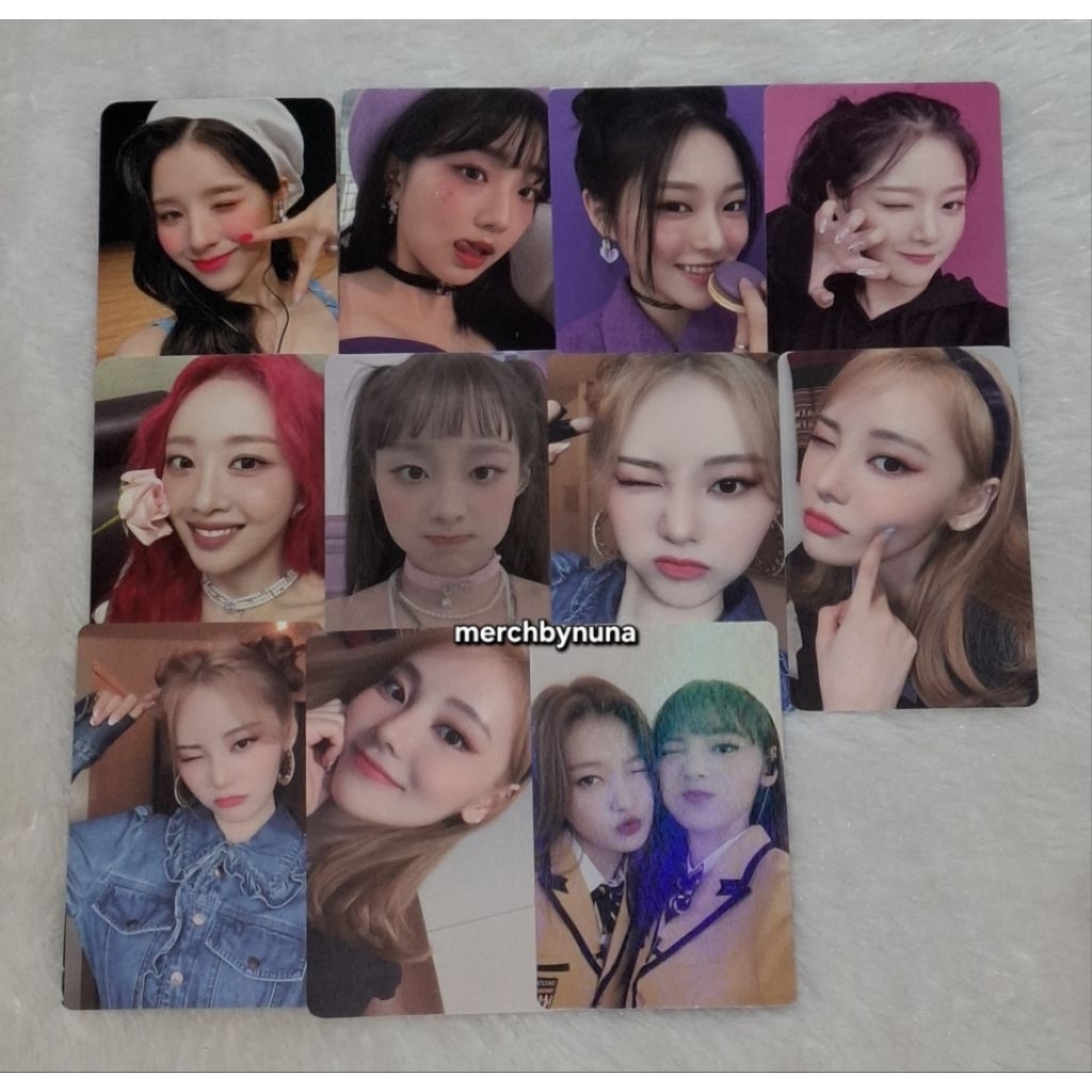 Photocard Jinsoul, Hyunjin, Olivia Hye, Yves, Gowon, Chuu Loona Official