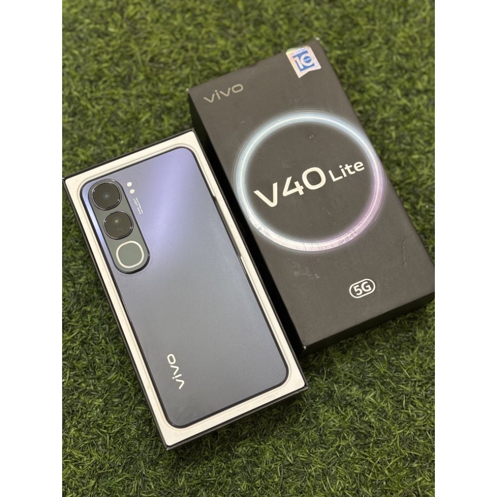 VIVO V40 LITE 5G 8/256GB SECOND LENGKAP MULUS NOMINUS RESMI INDONESIA
