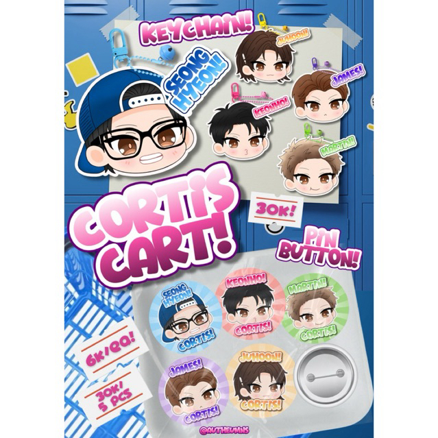 CORTIS CART cortis keychain & pin buttons