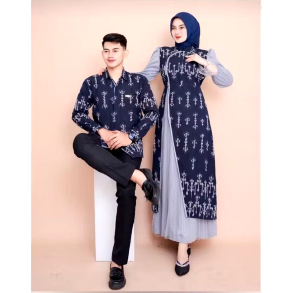Couple Tenun, Baju Couple, Baju Tenun Etnik, Kain Blanket, Tenun Blanket, Baju Kondongan, Kain Jepar