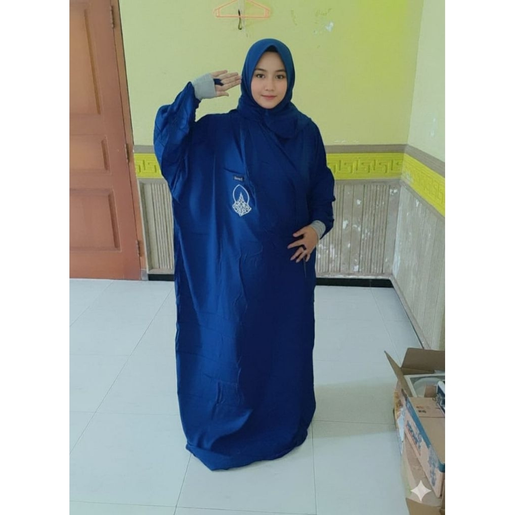 [ Yabasmah Pashmina ] Mukena Yabasmah Pashmina/ mukena terusan/mukena terompah/mukena traveling