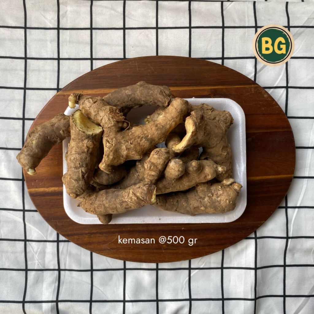 Rempah kunir putih 500gr, kunir putih segar, rempah kunir putih