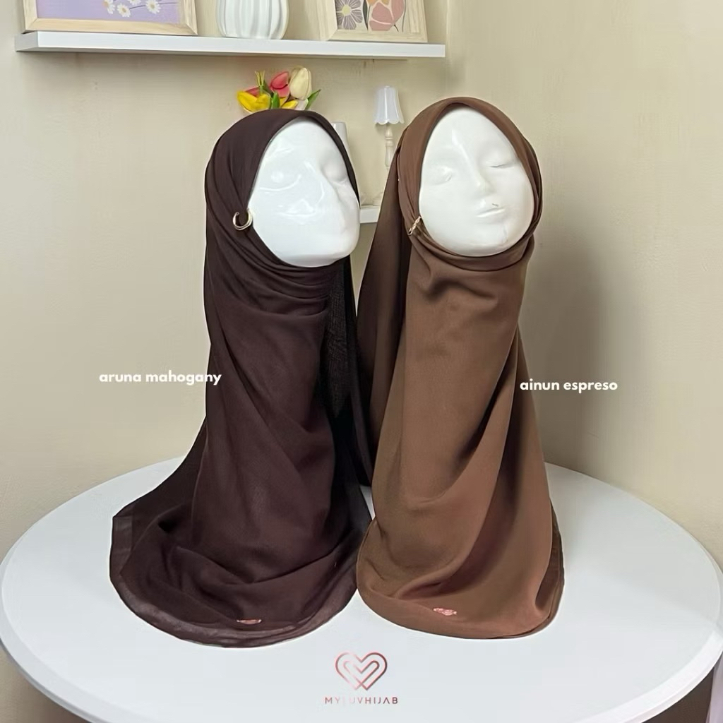 Myluvhijab || Ainun Malay jumbo /Hijab paris premium
