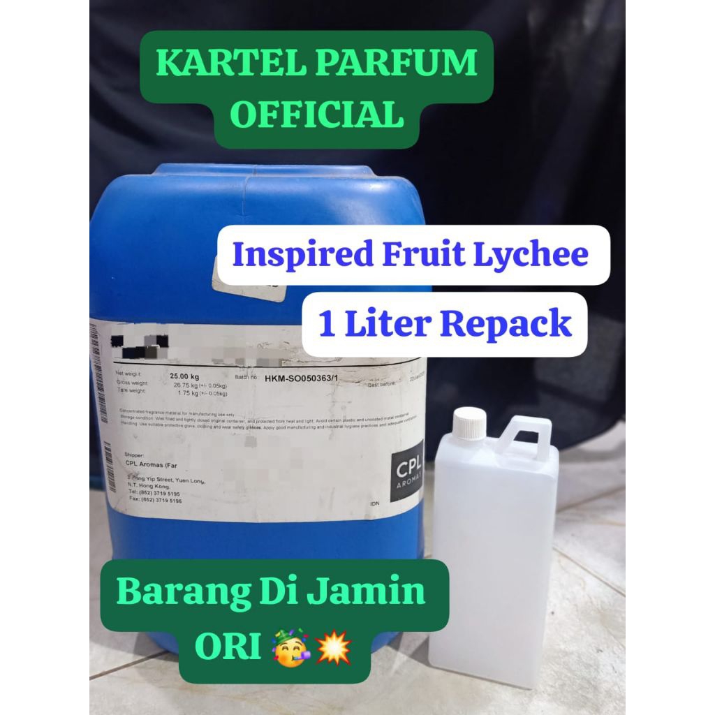 BIBIT PARFUM ORI | FRUIT LECHY | 1LITER REPACK | CPL