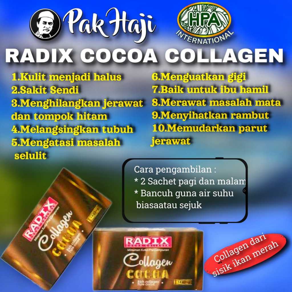 KOPI RADIX COLLAGEN ECERAN 1 SACHET