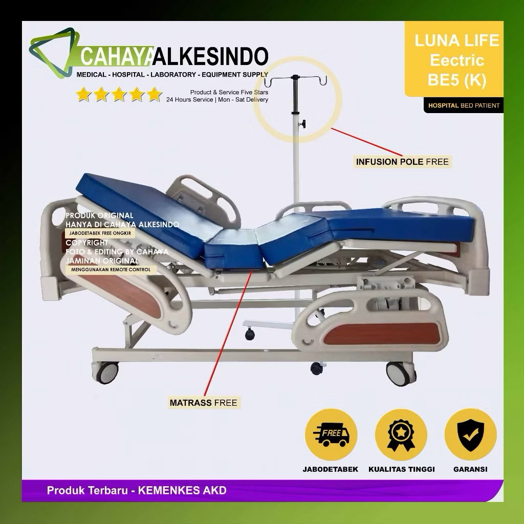 Bed Pasien electric Luna Life B5E - Preloved