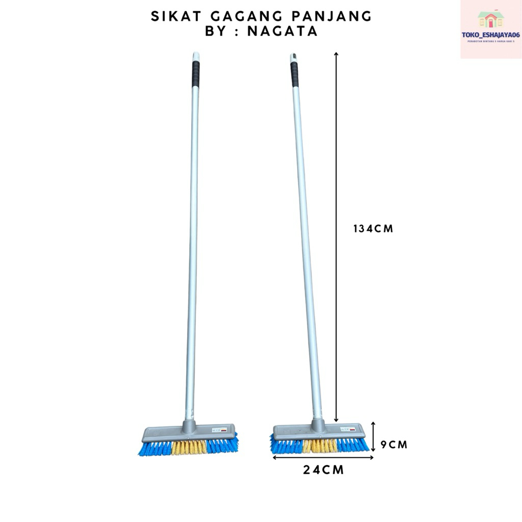 NAGATA - SALE SIKAT LANTAI GAGANG PANJANG NAGATA 833 SIKAT KAMAR MANDI SIKAT PLASTIK SIKAT MURAH