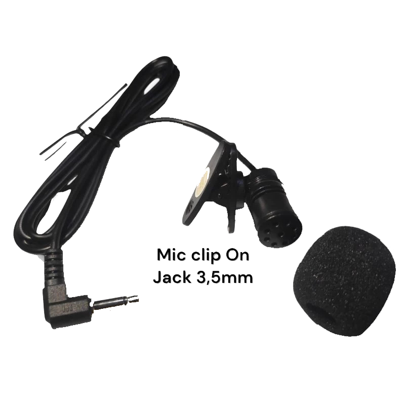 MIC MICROPHONE CLIP ON MONO UNTUK KARAOKE PC TAPE