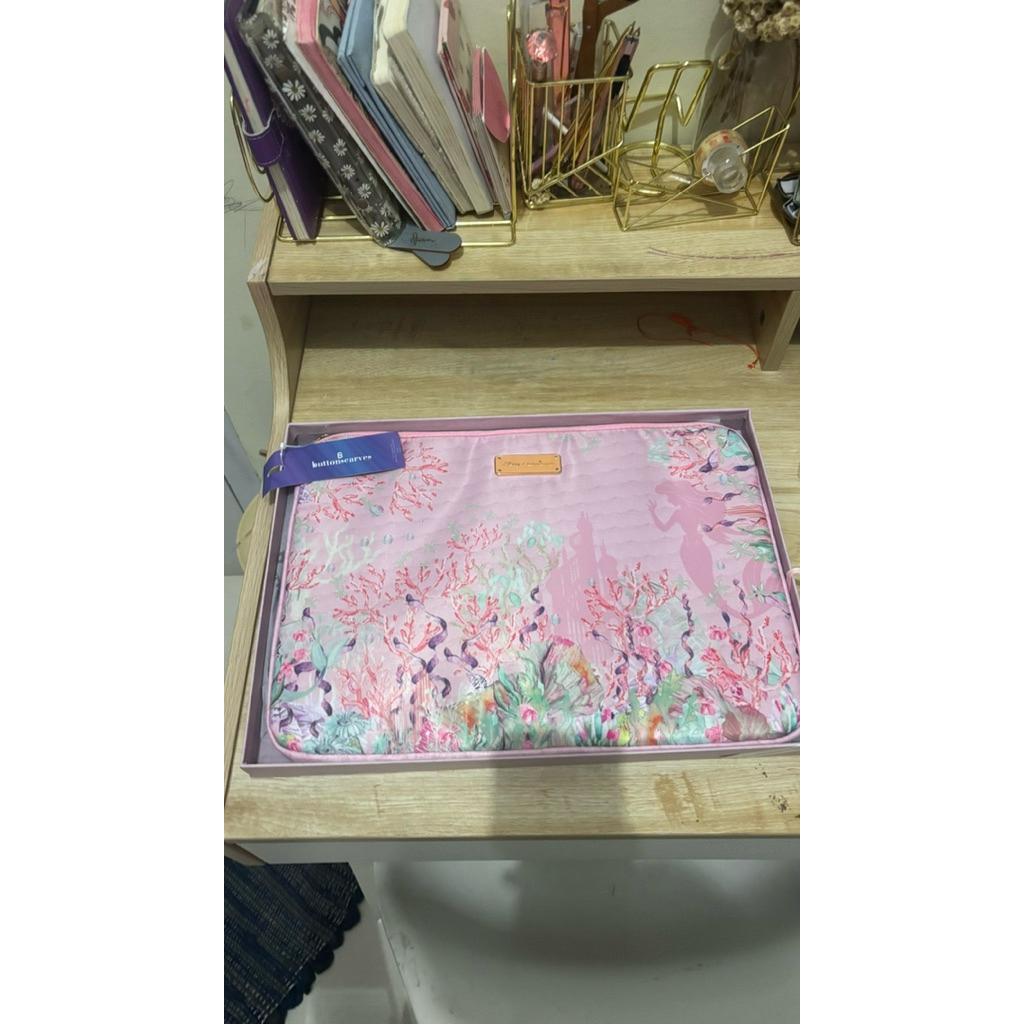 NEW tas laptop buttonscarves TLM pink original