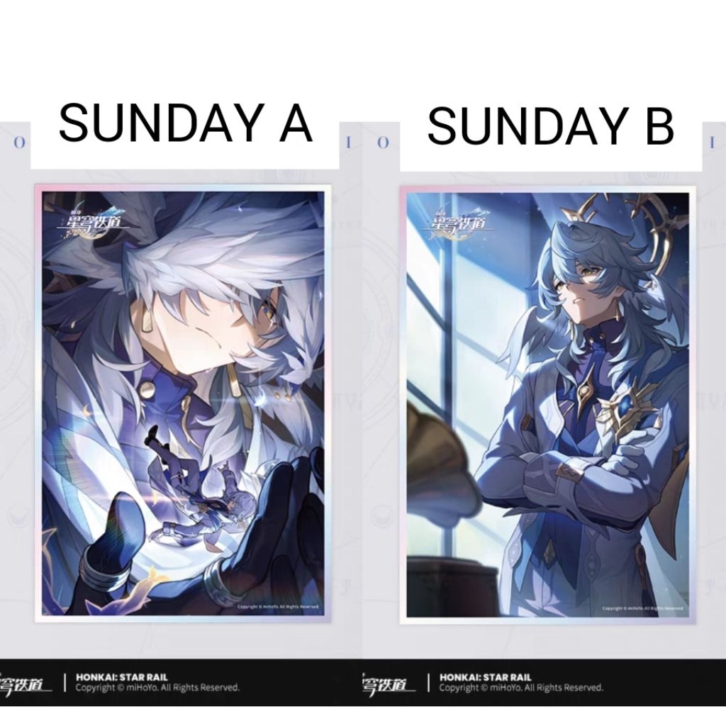 [READY] Honkai: Star Rail Light Cone Series Shikishi - Sunday