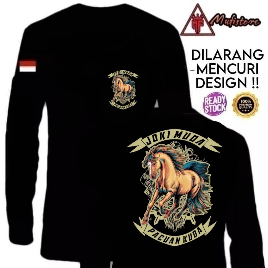 KAOS JOKI MUDA PACUAN KDA BAHAN PREMIUM ADEM COTTON COMBED 24s BISA KASIH NAMA KAMU FREE NAMA COD