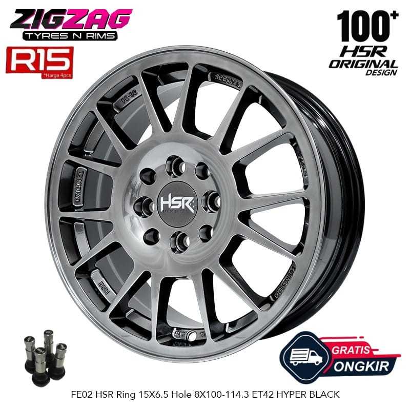 Velg Mobil Ring 15 Hsr Fe 02 For Jazz Mobilio Yaris Ignis Brio Satya