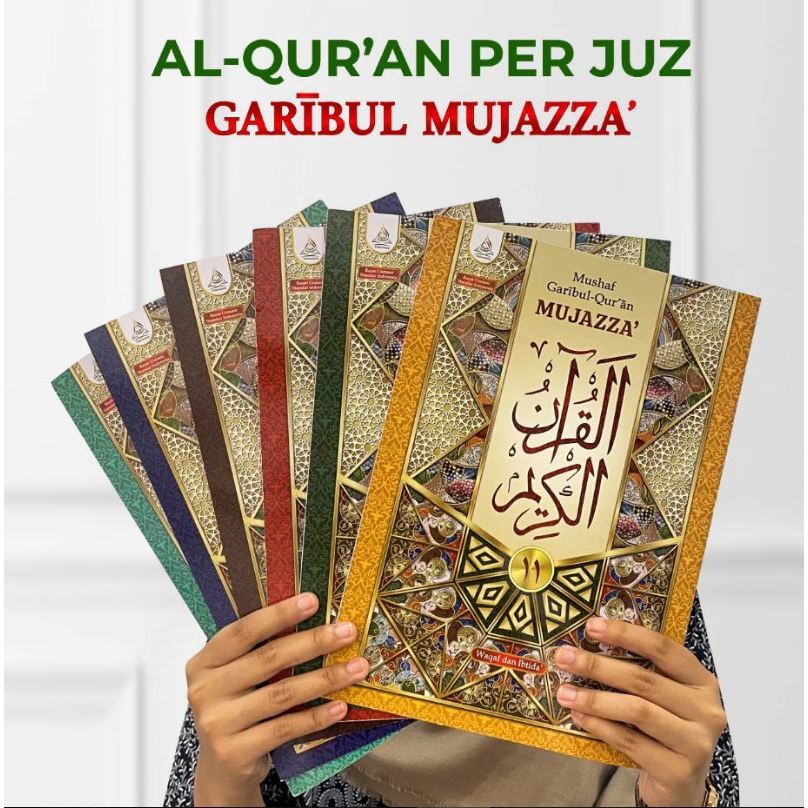 Al Quran Per Juz Besar Mujazza A4 LANSIA / Quran Besar Garibul Mujazza Asy Syifa / Al Quran Jumbo