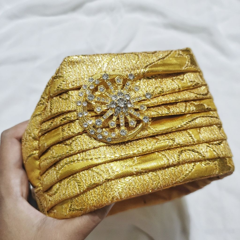 Preloved aksesoris pernikahan pengantin pria saluak topi adat keris minang ikat pinggang