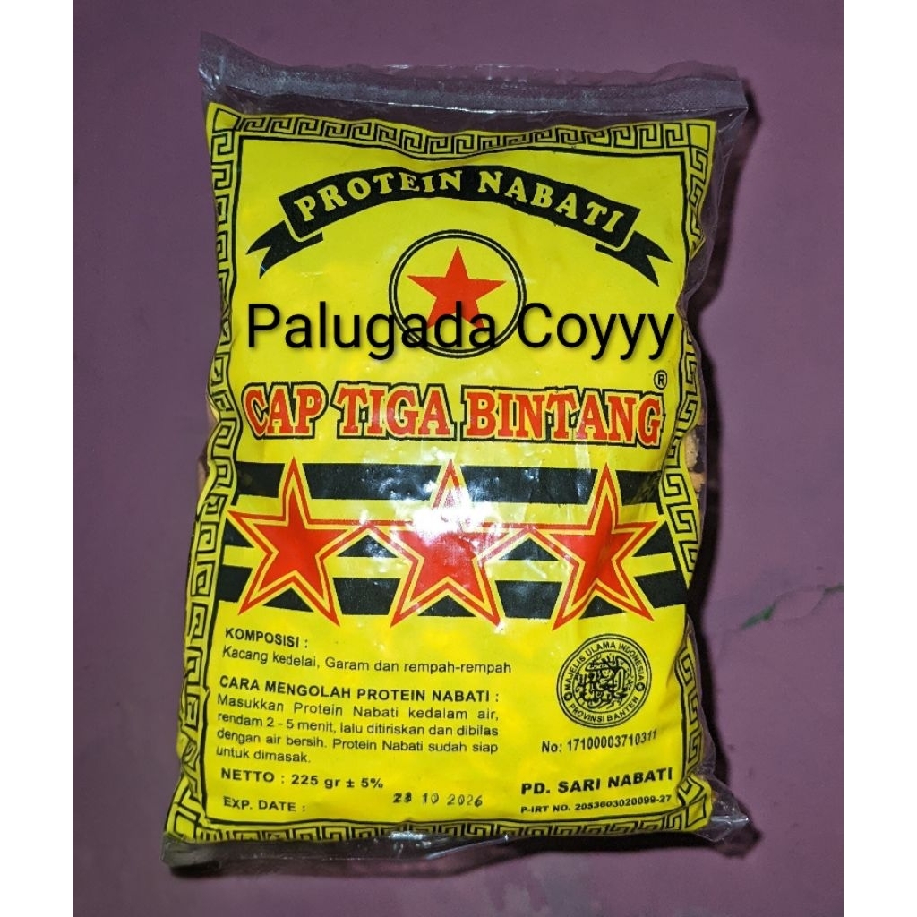 Proteina Nabati (Proteina) Cap Tiga Bintang