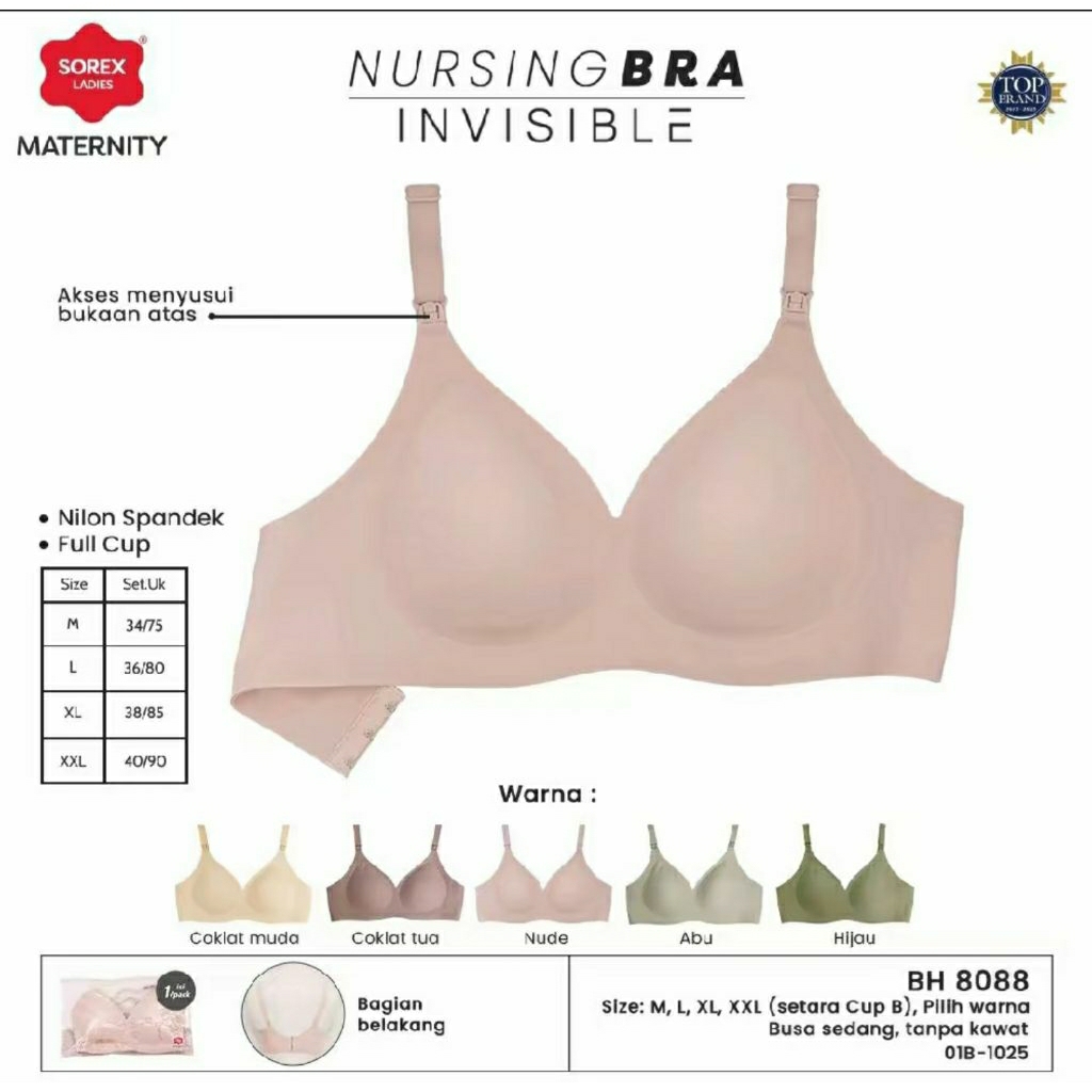 SOREX BRA MENYUSUI SEAMLESS 8088
