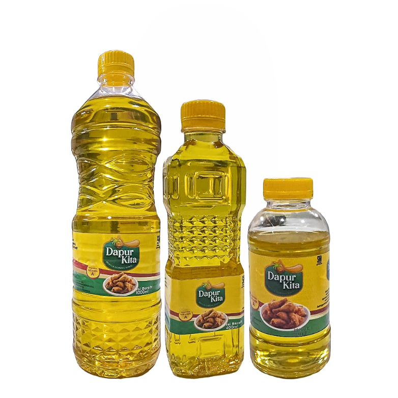 Minyak Goreng Dapur Kita 1 Liter Halal Vitamin A Jernih / Minyak Goreng 2 Liter / Minyak Goreng 5 Li