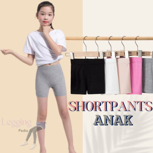 celana pendek anak perempuan Short Renang strit Hotpants anak umur 4 5 tahun -11 tahun