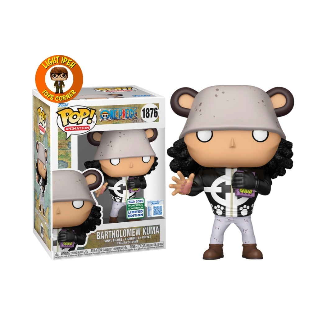 Funko Pop Original Exclusive Wondrous 2025 Animation - One Piece - Bartholomew Kuma #1876