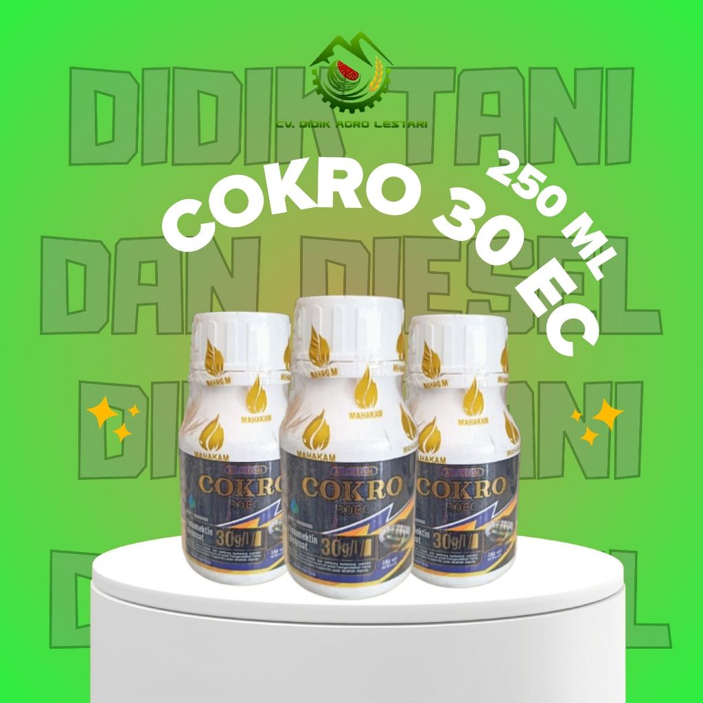 COKRO 30 EC 250 ML - Obat Pertanian Ampuh Pengendali Hama Ulat dan Tungau Merah