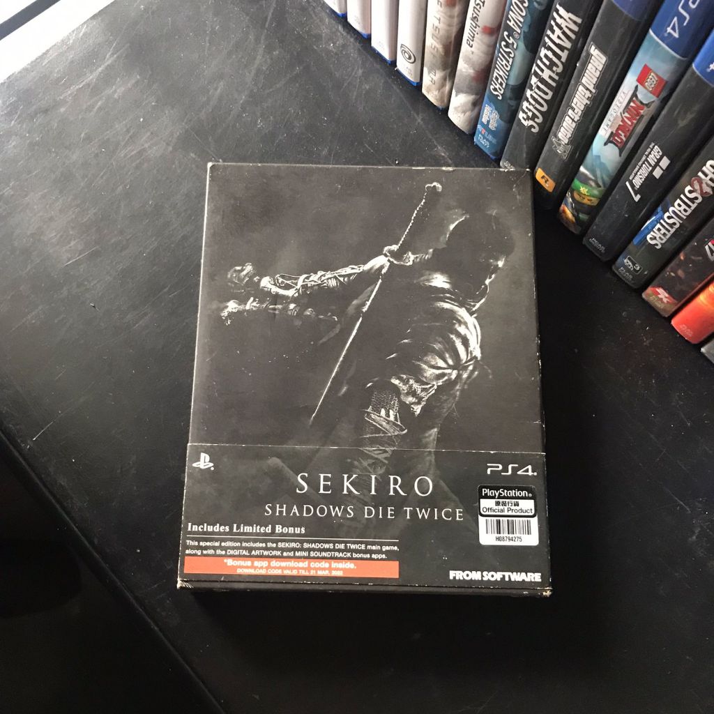 BD Kaset PS4 Game Sekiro Shadows Die Twice + Cover Second