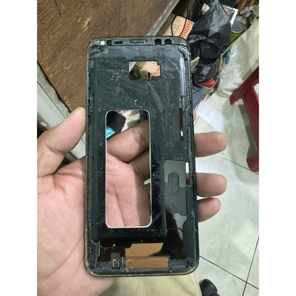 FRAME LCD TULANG BEZZEL SAMSUNG S8 PLUS ORIGINAL COPOTAN