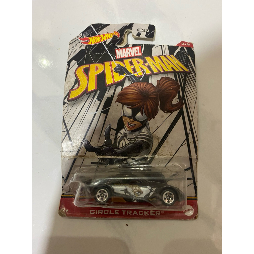 hot wheels circle tracker marvel spiderman