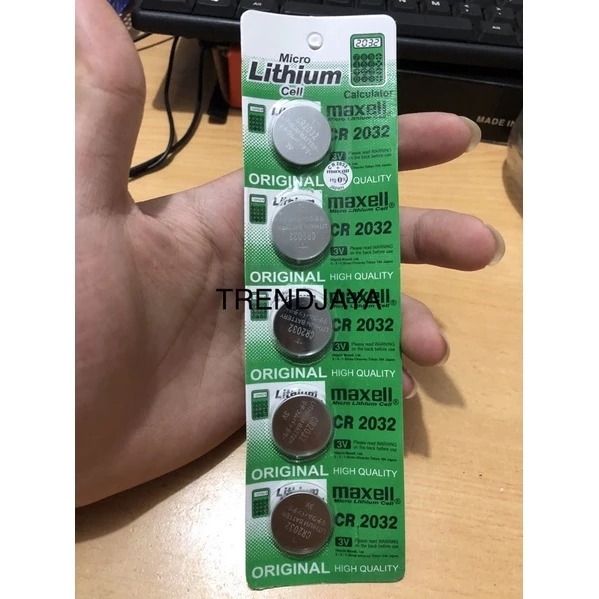 Maxell CR2032 / CR 2032 Original Baterai Batre Battery