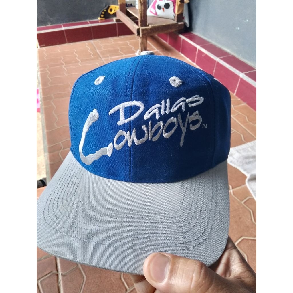 Topi Vintage Dallas Cowboys Tag Logo 7 Original