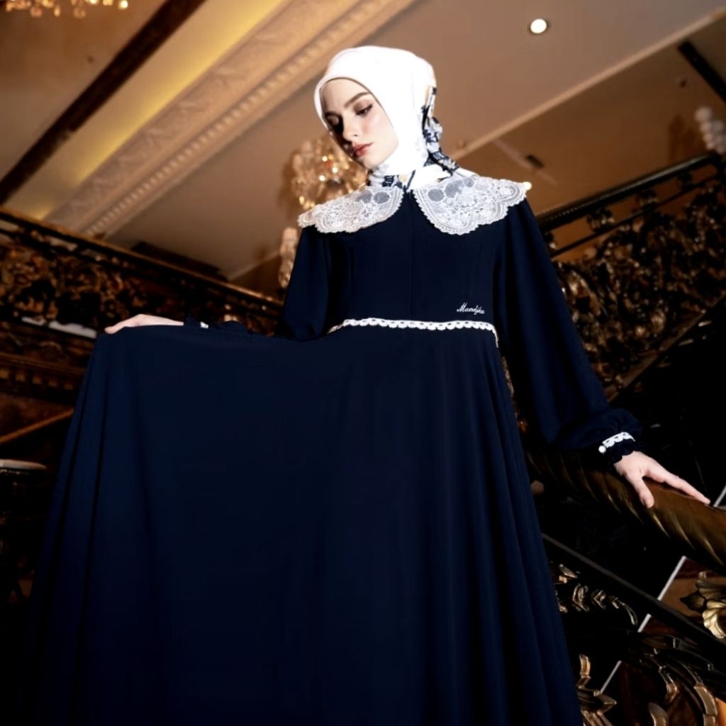MANDJHA Chatarina Dress By IVAN GUNAWAN - Busana Muslim Modest