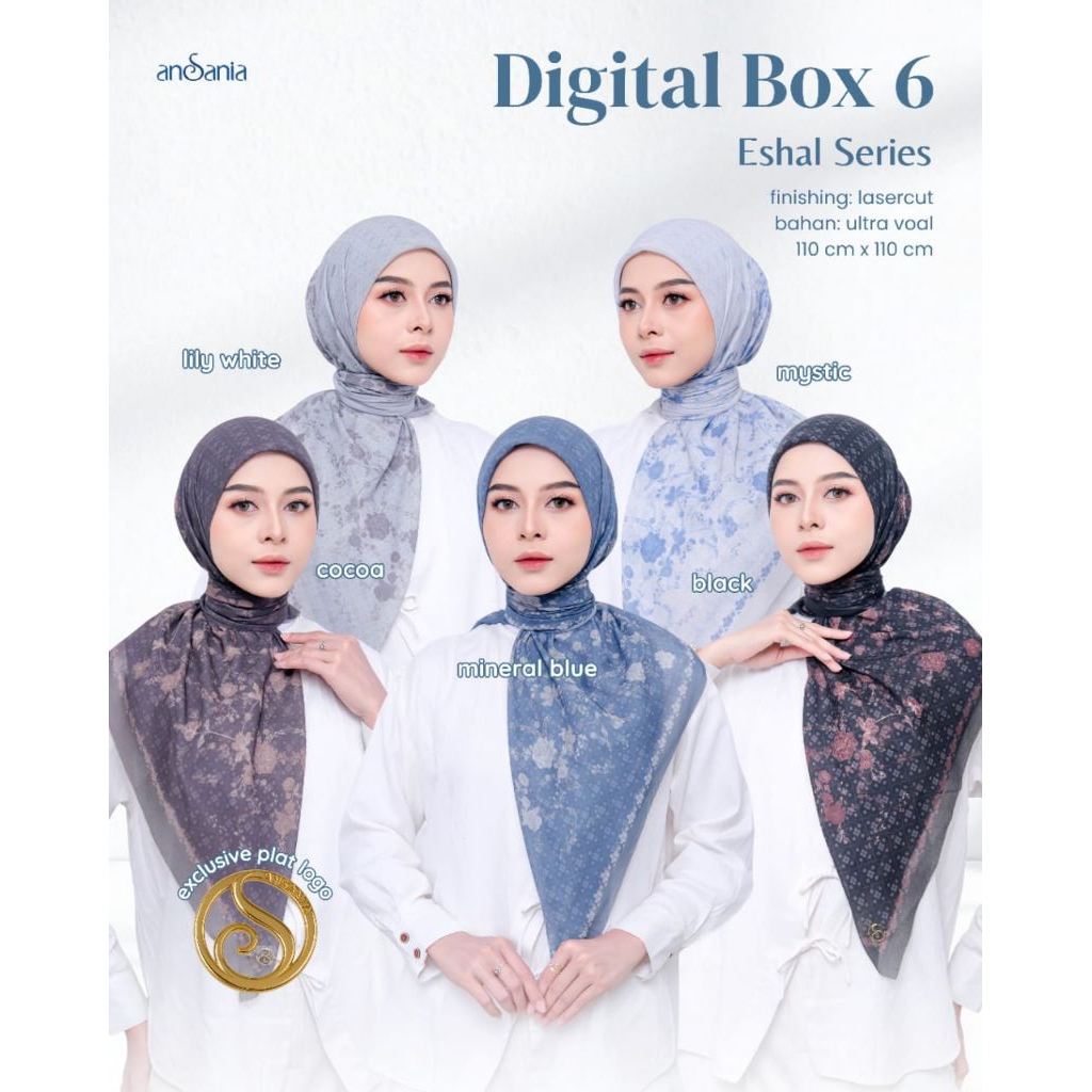 Ansania Hijab Motif Printing