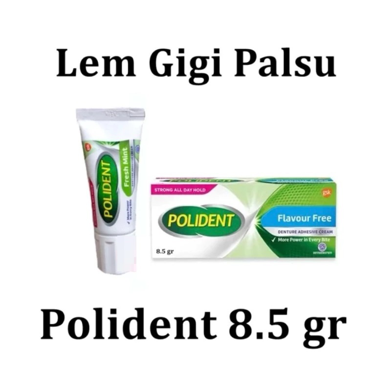 polident 8.5 gr lem gigi palsu flavour free