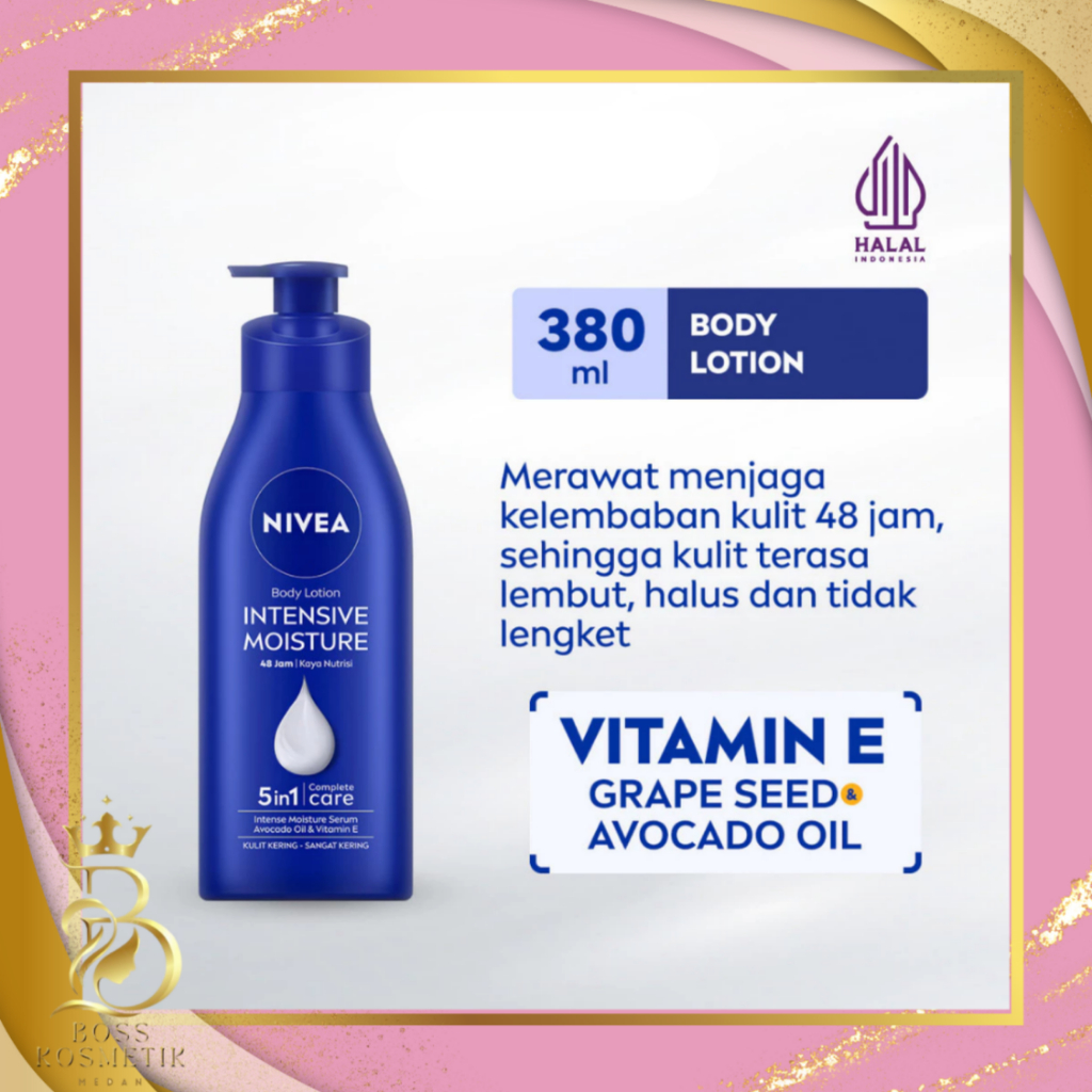 NIVEA Body Lotion Intensive Moisture 380ml (PUMP)