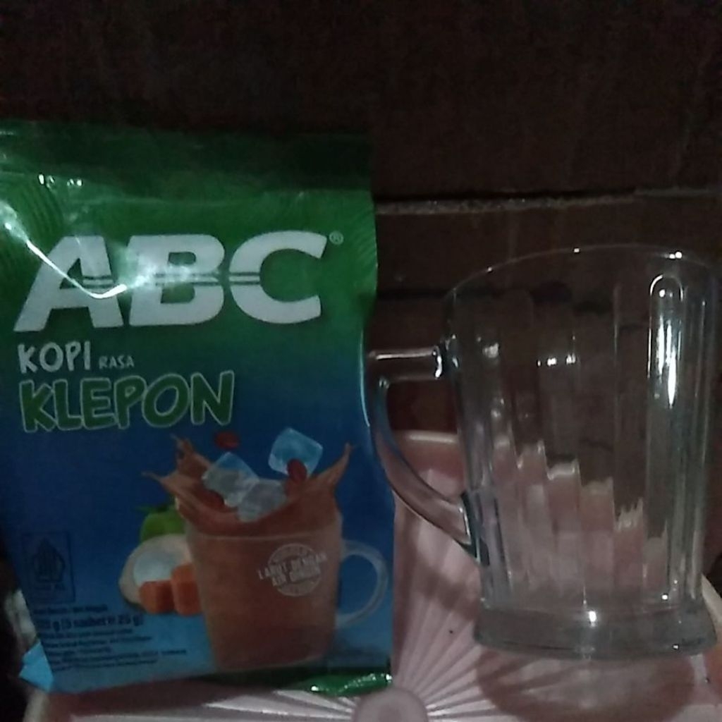 KOPI ABC KLEPON ICE BONUS GELAS