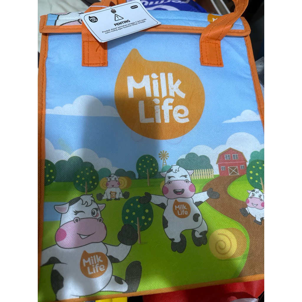tas tote bag alumunium milk life limited edition prj jakarta fair