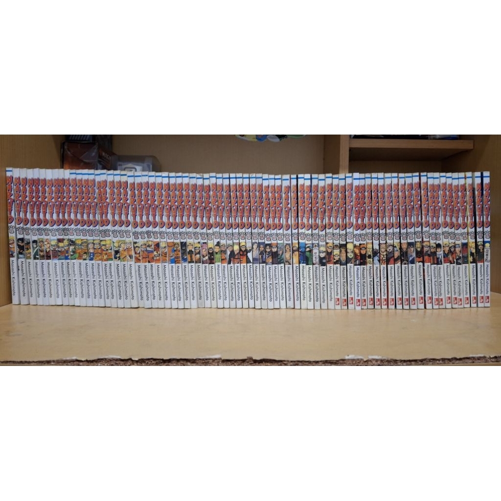 KOMIK RARE NARUTO FULL SET TERMURAH EDISI INDONESIA LAMA 2004 - 2016