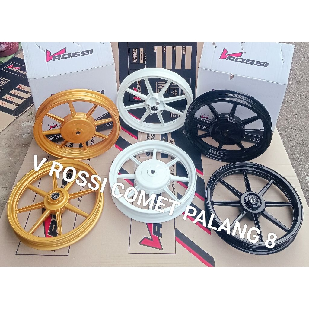 VELG PELAK RACING V ROSSI VENOM COMET PALANG 8 MIO SOUL MIO SMILE MIO SPORTY MIO KARBU FINO KARBU XR