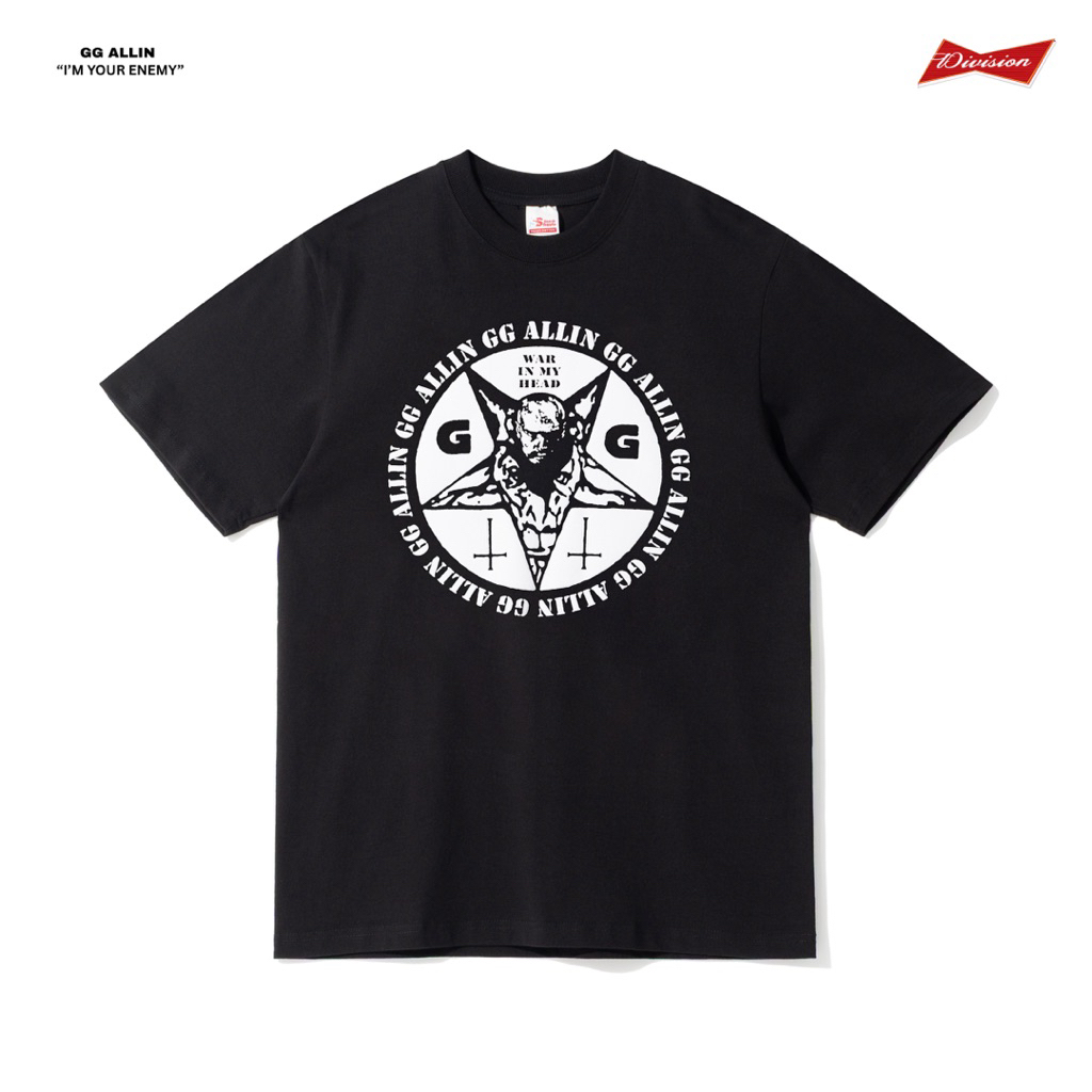 GG Allin - Im Your Enemy Tshirt - Black And White | Kaos Hardcore
